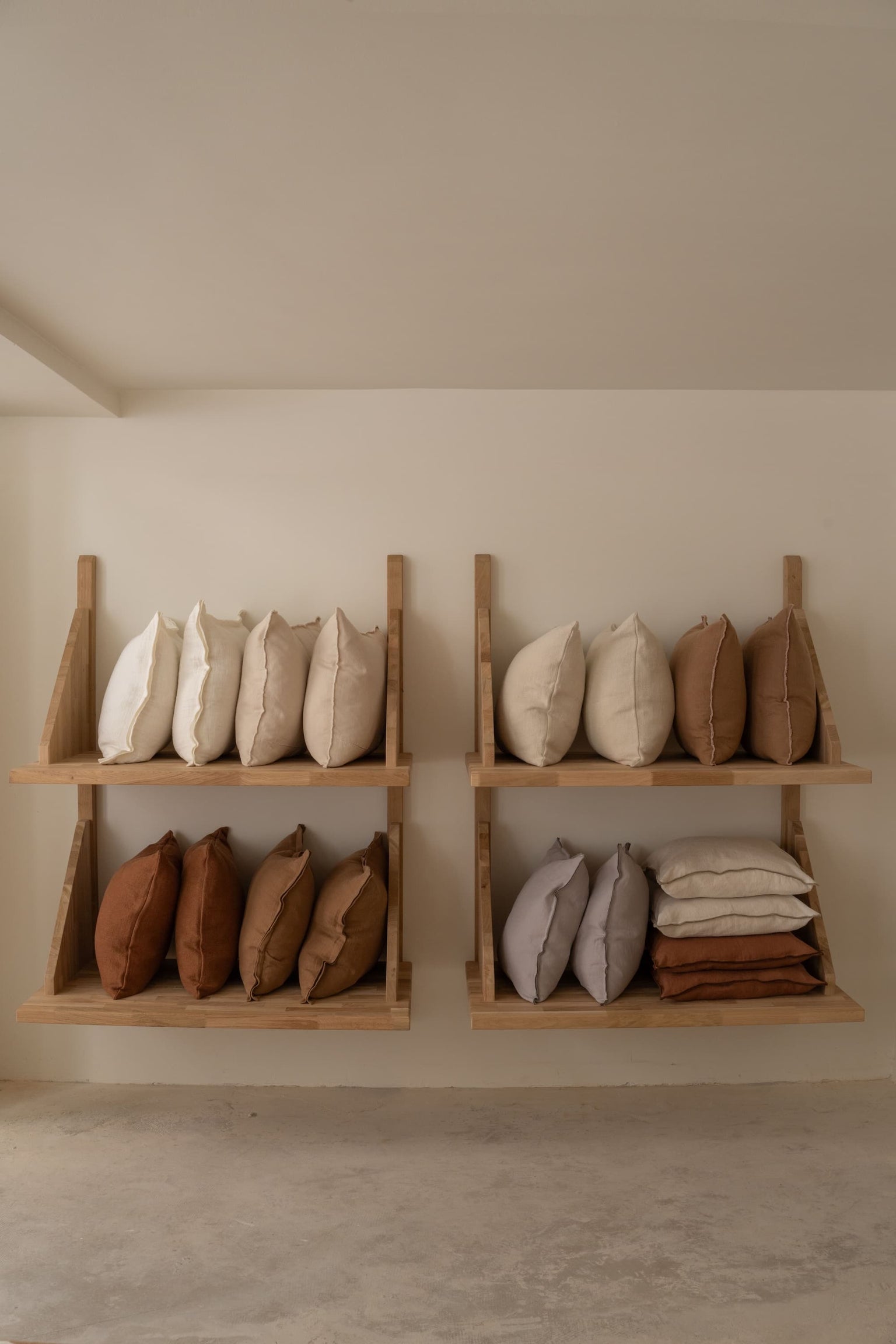 Tate Double Cushion - Dark Grey