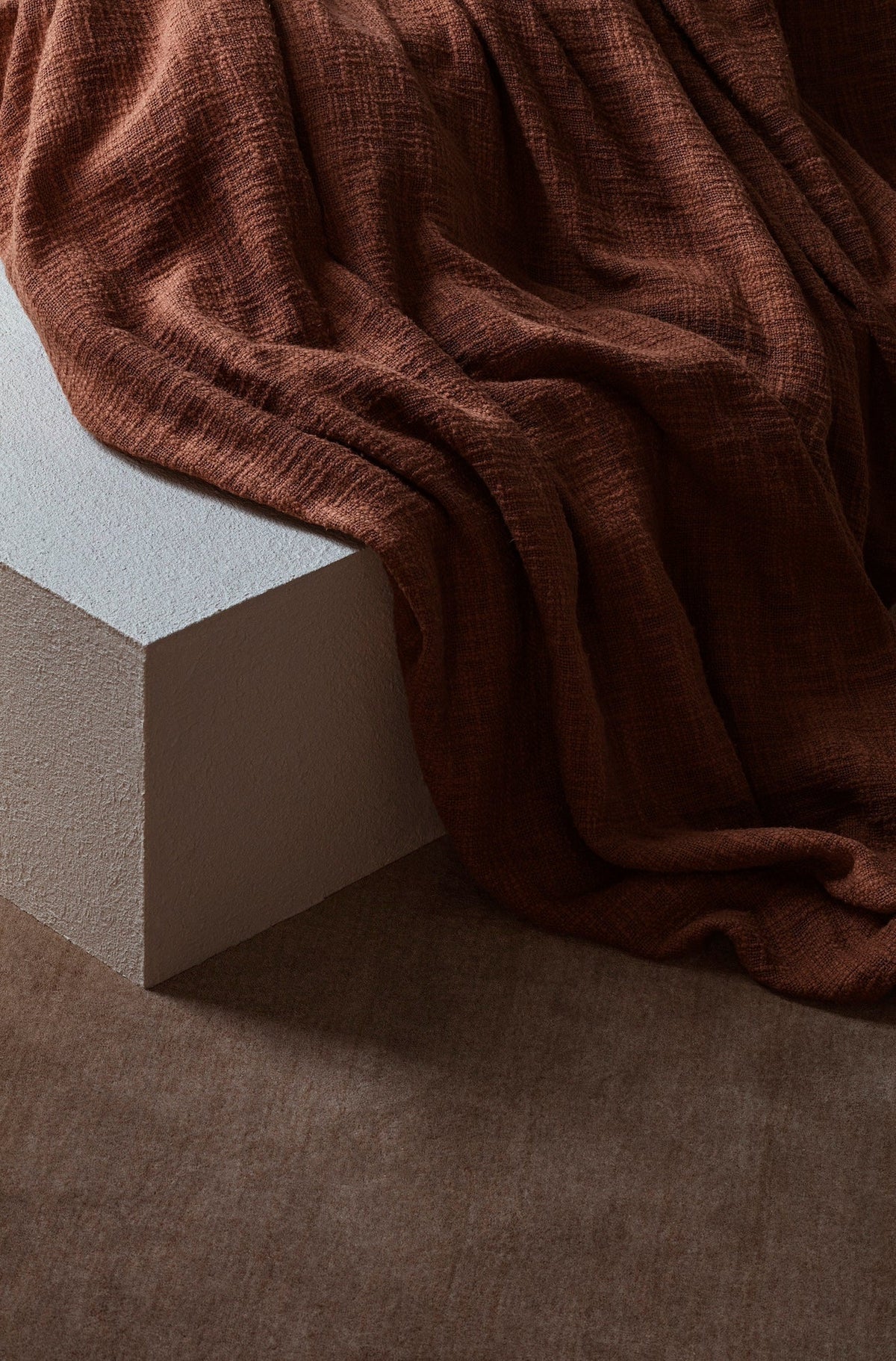 Tate Bed Runner - Rust