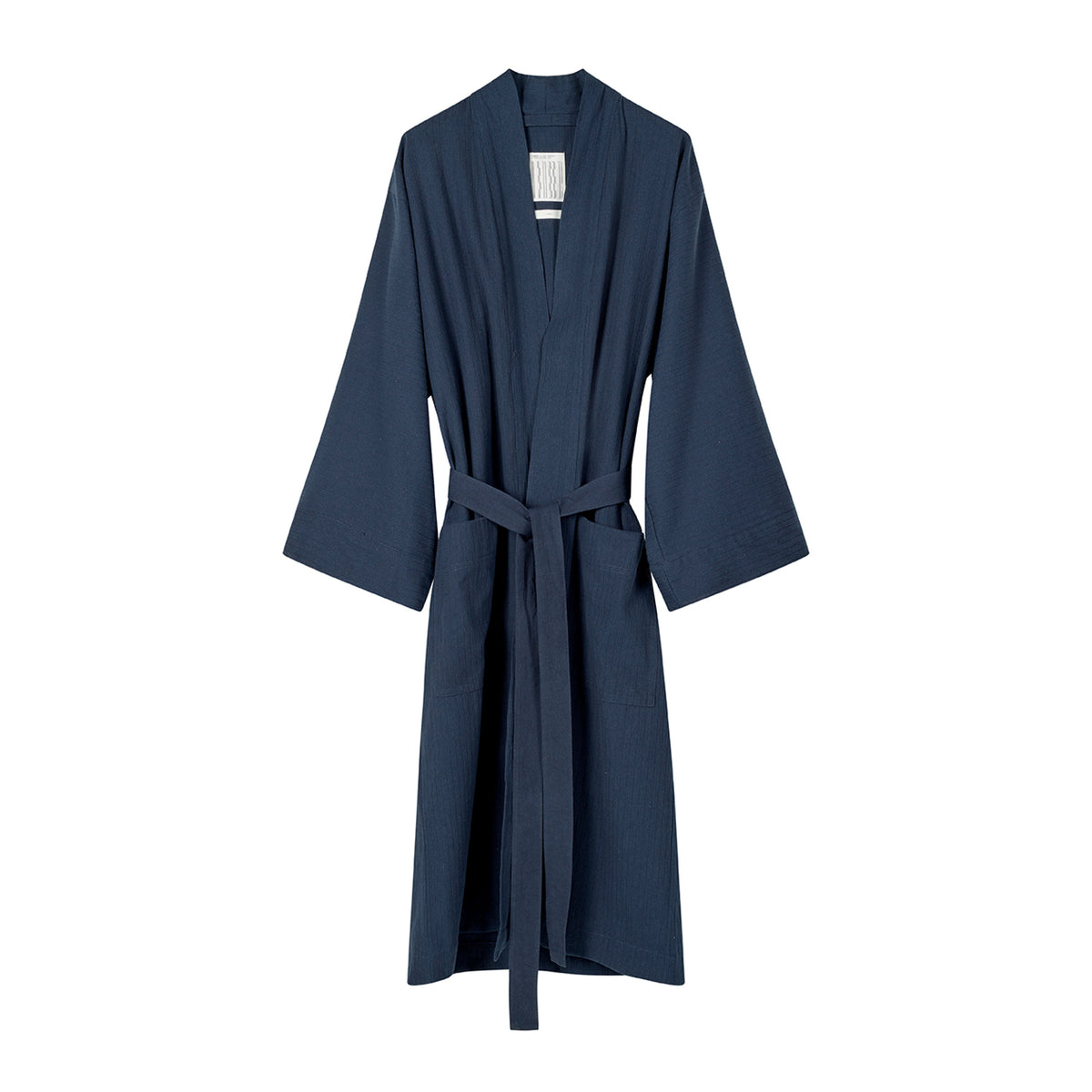 Nami Organic Cotton Kimono Robe / Indigo