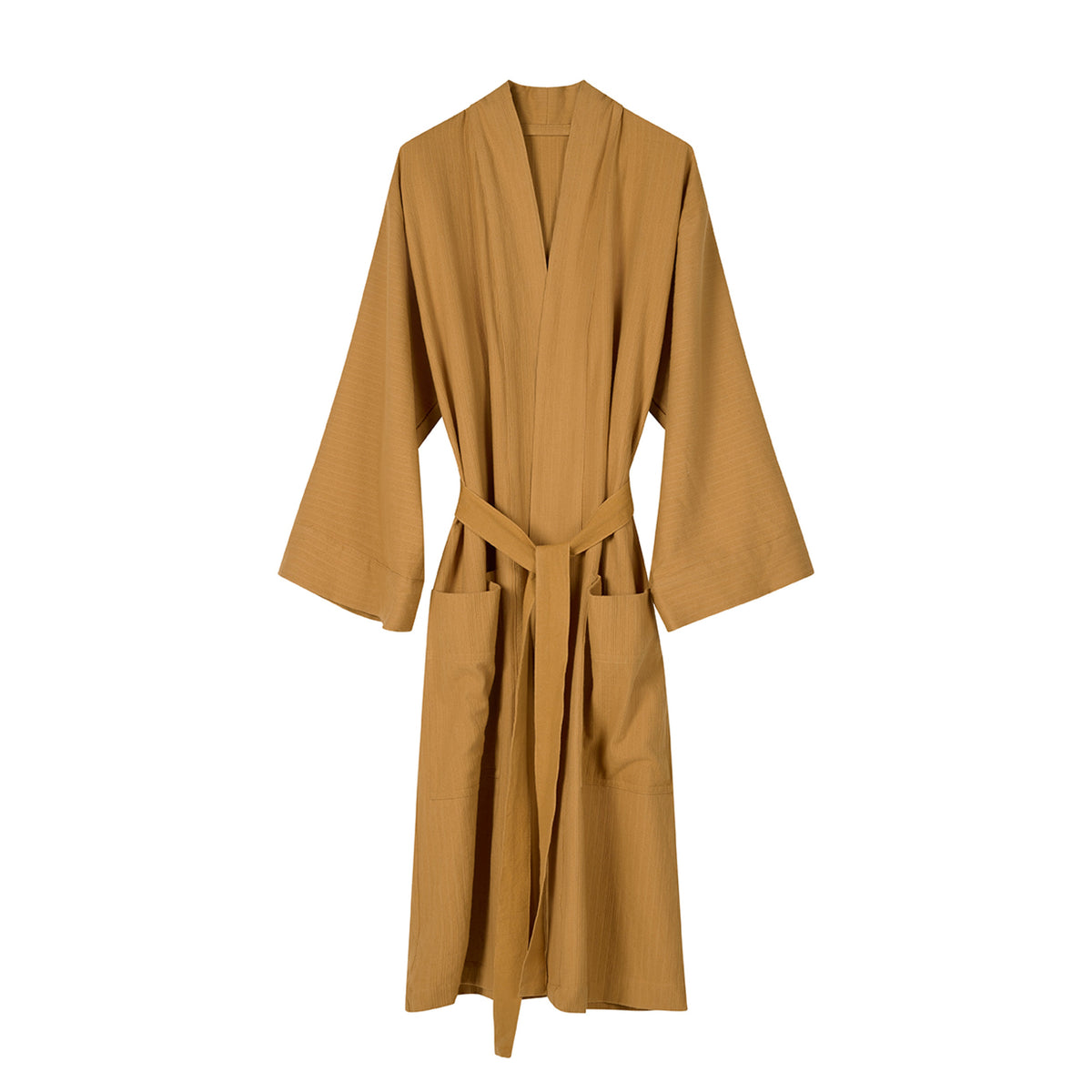 Nami Organic Cotton Kimono Robe / Marigold