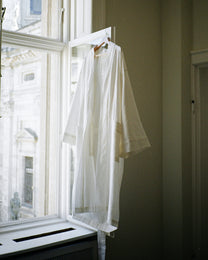 Nami Organic Cotton Kimono Robe / White