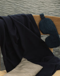 Sora Silk Eye Mask / Indigo