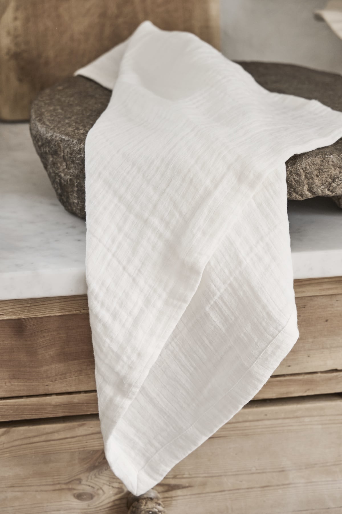 Dale Kitchen Towel - White